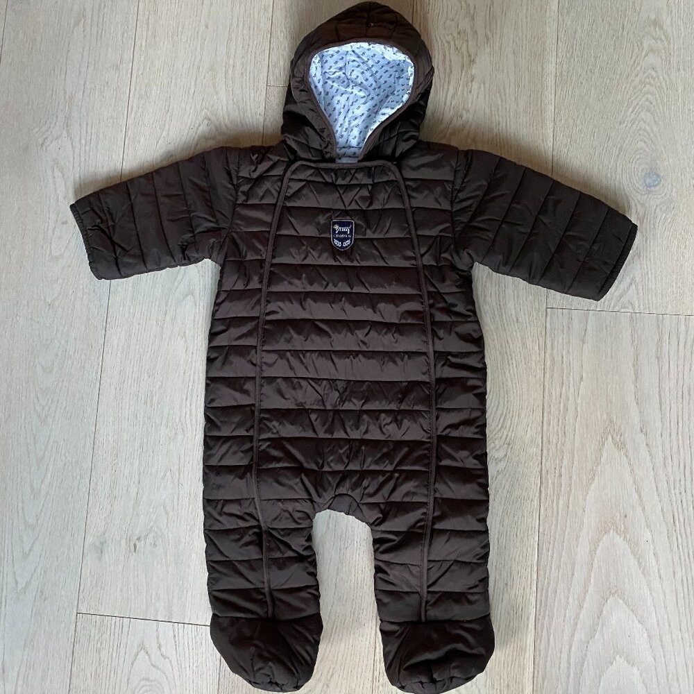 Jacadi Paris - Snowsuit 12 Month Baby Boy or Girl Chocolate Brown